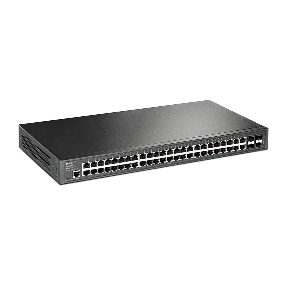 TL-SG3452, Switch JetStream SDN Administrable 48 puertos 10/100/1000 Mbps + 4 puertos SFP, administración centralizada OMADA SDN