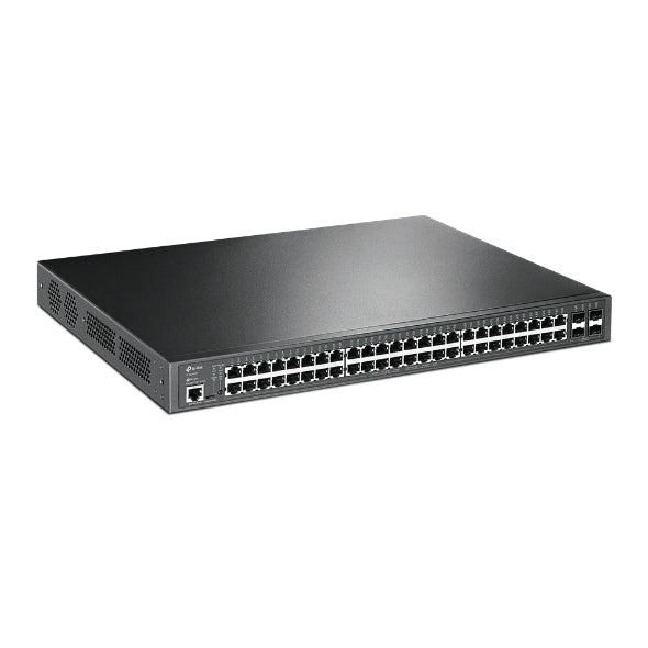 TL-SG3452P, Switch PoE administrable, 48 puertos Gigabit PoE y 4 SFP, 384W (Diagonal)