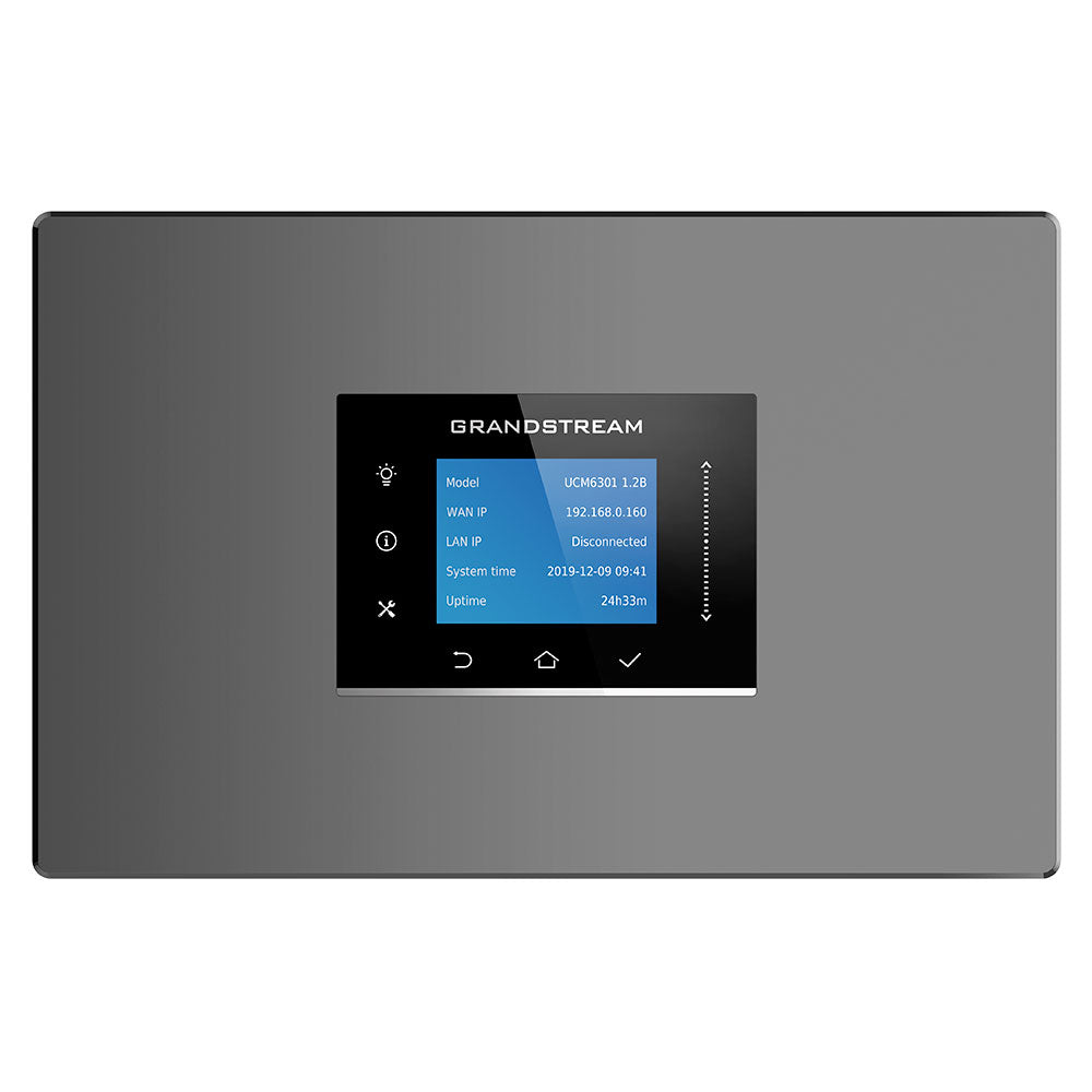 Grandstream UCM6300A, Conmutador IP, sin puertos FXO/FXS, 250 usuarios, 50 llamadas simultáneas, Audio Series