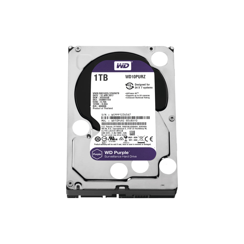 WD10PURZ, Disco duro 1TB para video vigilancia